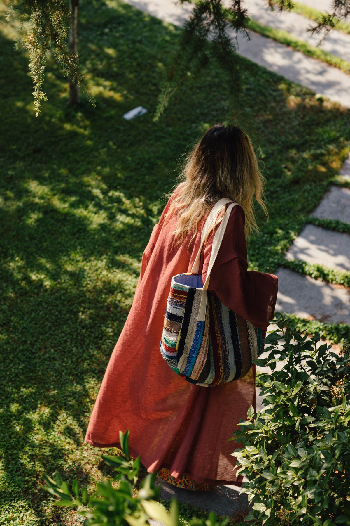La Luce Terracotta Kimono