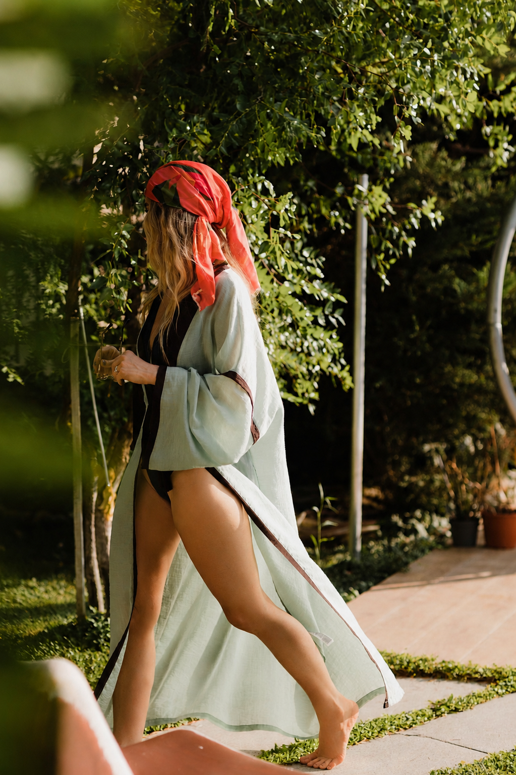 La Luce Salvia Kimono